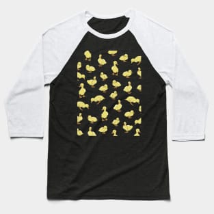 Yellow duckling pattern Baseball T-Shirt